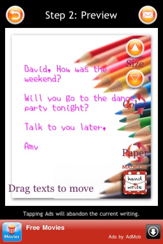 iHandwrite Free screenshot 4