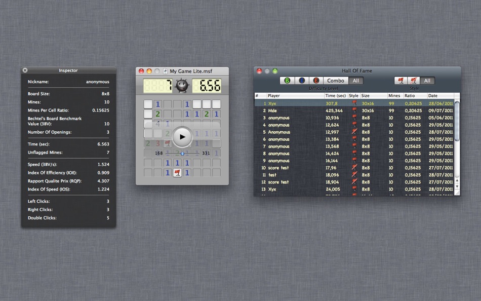#1. Seagoing Minesweeper Lite (macOS) Podle: Andrey Nazarenko