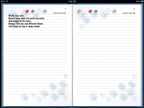 Screenshot #4 pour Notebook for iPad