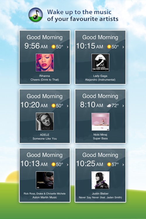 MyWakeUpTunes - Wake up to your favorite music and Instagram photos