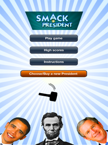 Smack a President - Best Top Free Game iPad screenshot