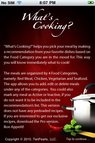 What's Cooking? - Lite