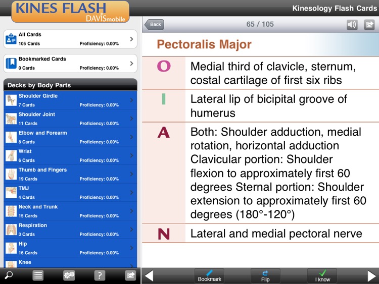 Kinesiology Flash Cards for iPad screenshot-3