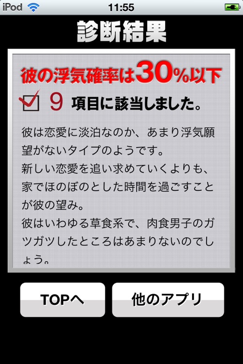 浮気度チェック