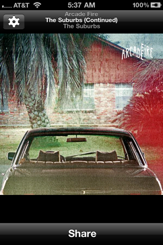 Screenshot #1 pour Tunes Share - share your music on Facebook and Twitter