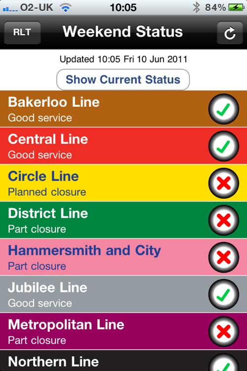 Weekend Tube
