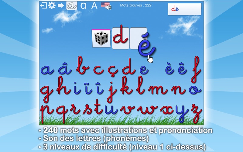 Screenshot #2 pour Dictée Muette Montessori - Apprends l'orthographe avec un alphabet mobile amusant !