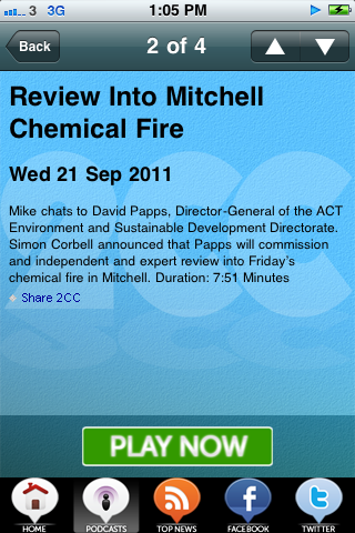 Screenshot #2 pour 2CC Canberra