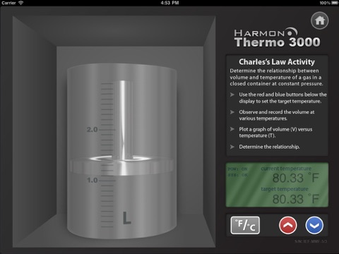 Gas Laws HD Lite screenshot 3