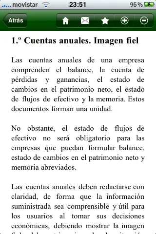 Captura de pantalla de PGC: Plan General De Contabilidad en iPhone 4