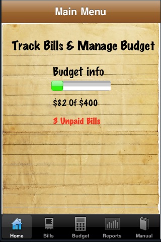 Bills & Budget