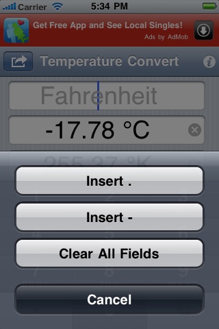 Temperature Convert