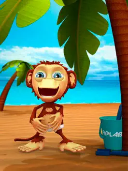 Game screenshot Talking Baby Monkey HD apk