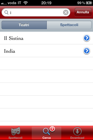 TeatroInTown screenshot