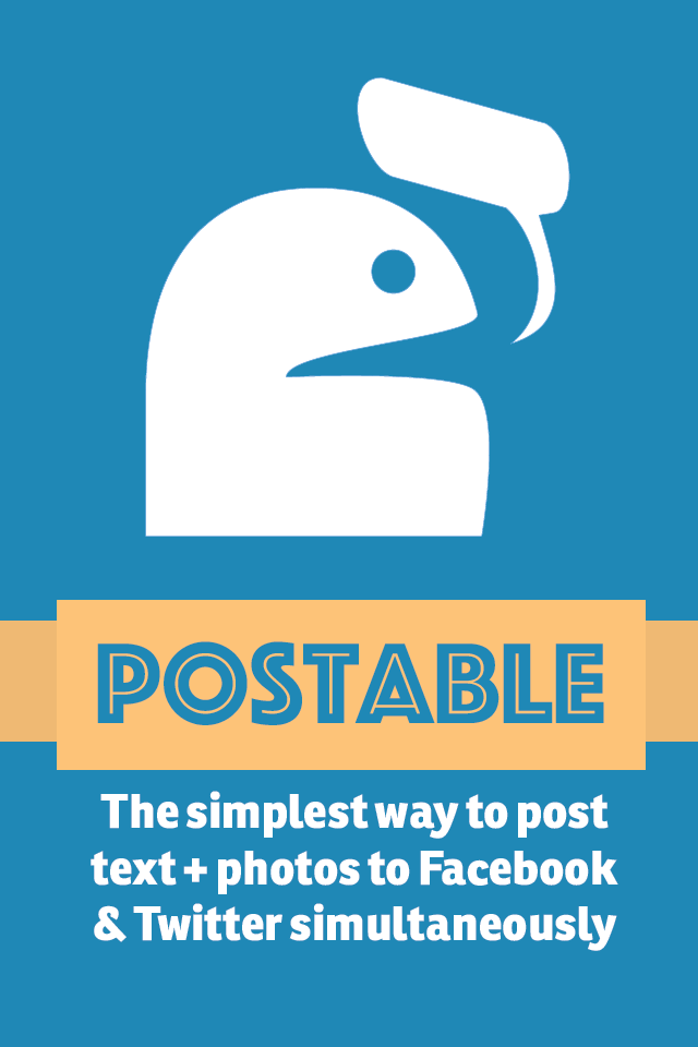 Postable: Post to Facebook & Twitter screenshot 2