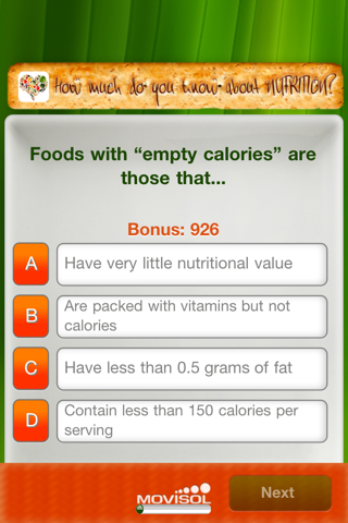 How much do you know about nutrition? screenshot 2