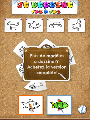 Screenshot #5 pour Je Dessine pas à pas  Lite (chien, poisson, voiture, oiseau)