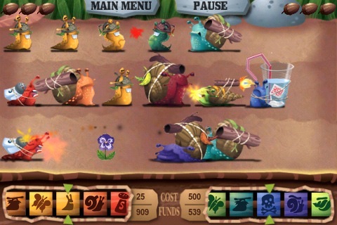 #5. Slug Wars (iOS) 由: Republic of Fun