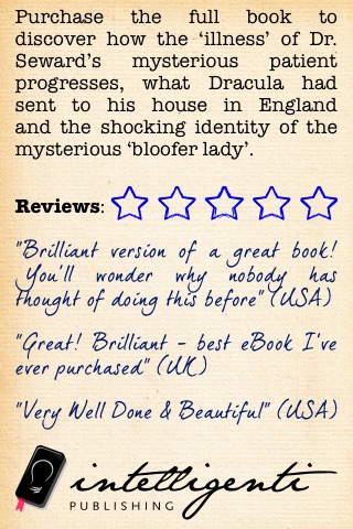 Dracula - Original Papers Lite screenshot-4