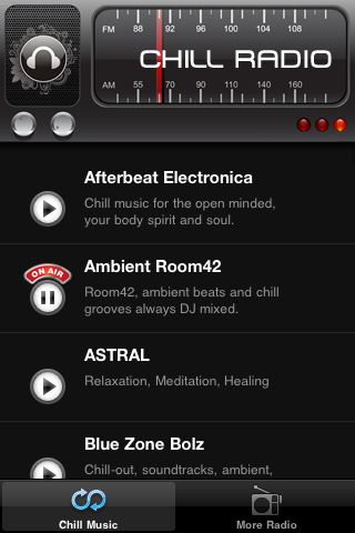 Chill Radio FM - Chillout & Downbeat Music screenshot 2