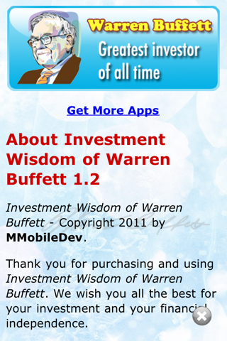 Investment Wisdom of Warren Buffett (Lite version) screenshot 3