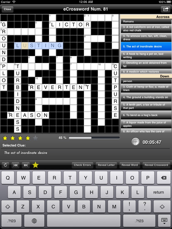 eCrosswords Lite
