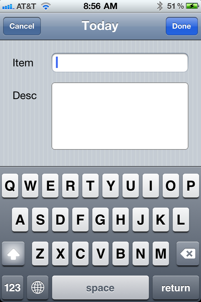 MoTask screenshot 2