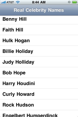 Real Celeb Names screenshot-4