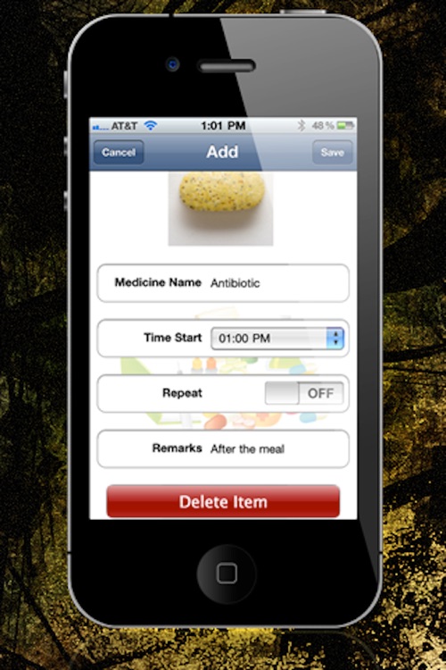 Medicine Reminder HD - with Local Notifications Lite screenshot-4