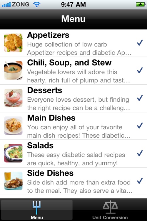 Diabetic Friendly Recipes