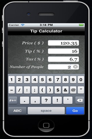 #3. Tip Calculator * (iOS) بواسطة: Atul Parmar