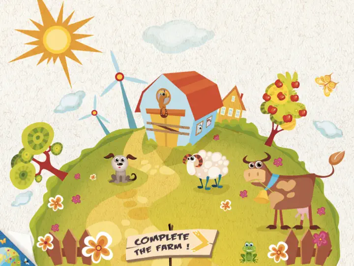 Capture d'écran de KiDSAPP HD: The Farm - Free sur iPhone 3