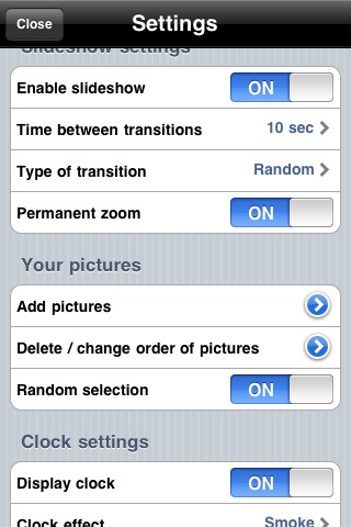 Digital photo frame (in fire!) Lite screenshot 4