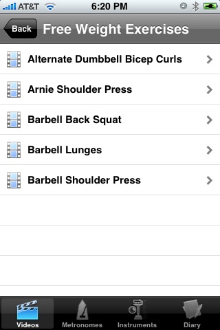 iWorkout Lite