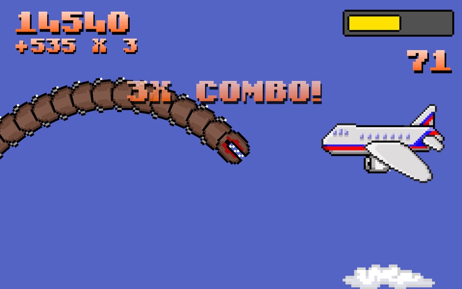 #5. Super Mega Worm for Mac OS X (macOS) 由: Deceased Pixel LLC