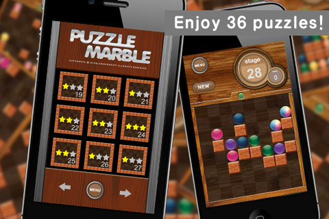 Puzzle Marble Free - náhled