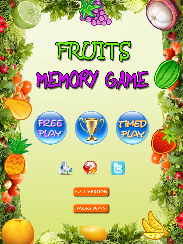 Fruits Memory Game lite screenshot 6