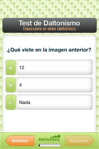 Test de Daltonismo Lite screenshot 3