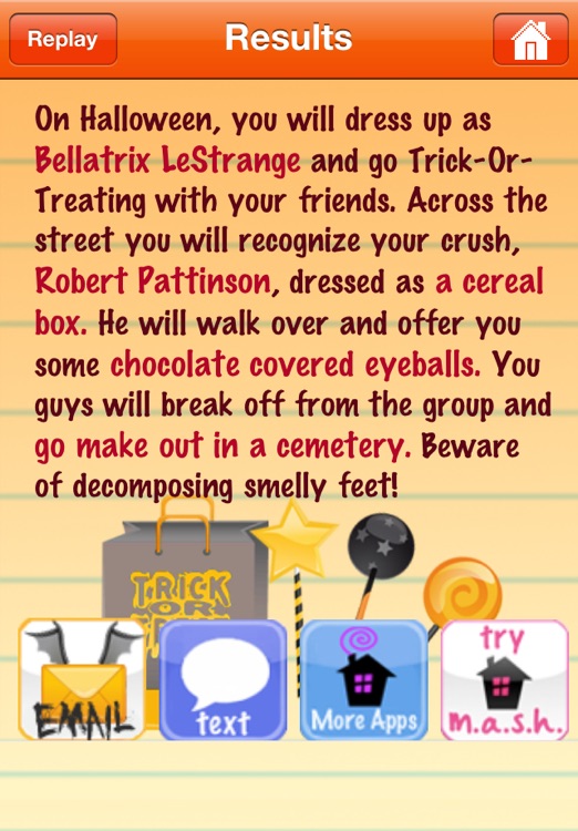 M.A.S.H. Halloween: Unicorns, Zombies, & Candy Corn Unite screenshot-3