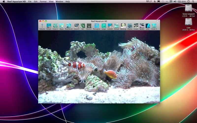 reef aquarium hd iphone screenshot 1
