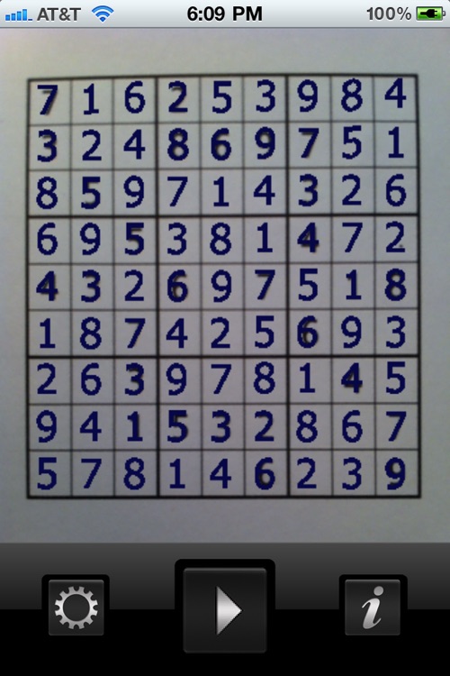 Sudoku Lens