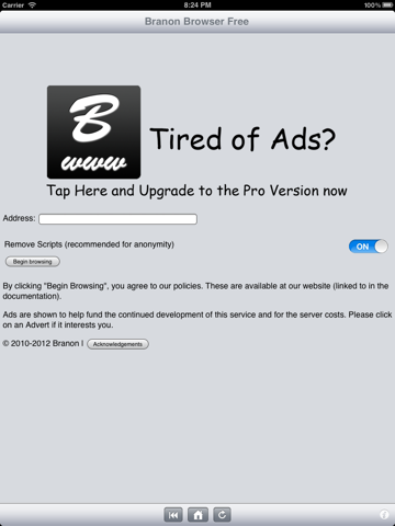 Screenshot #4 pour Anonymous Browser Free