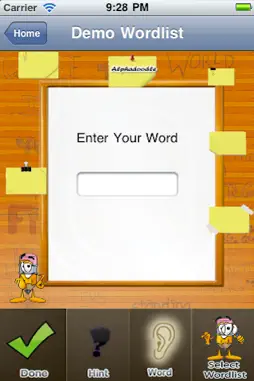 Alphadoodle screenshot 1