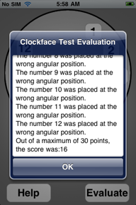 Clockface Test screenshot