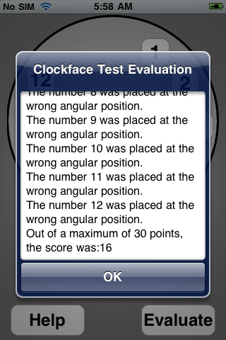 Clockface Test screenshot 4