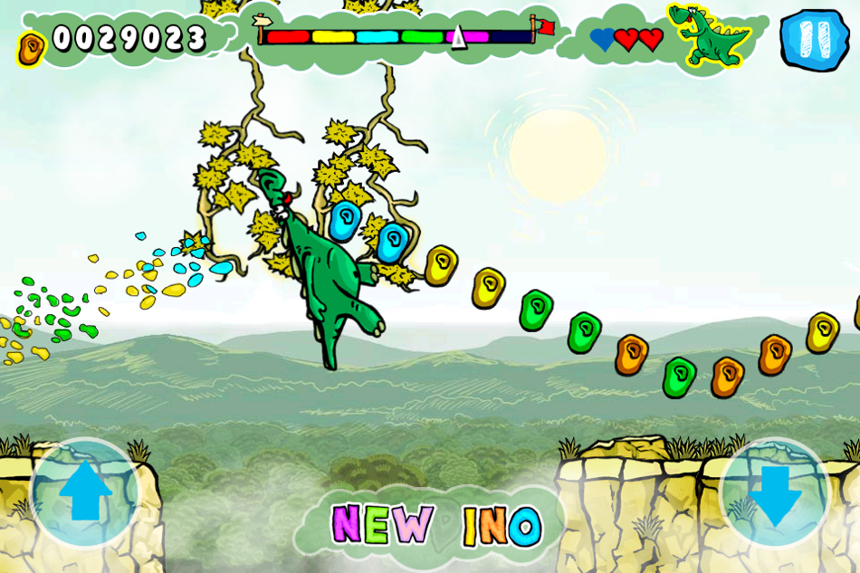 #5. Running Dino (iOS) Bởi: BrainVault Games, LLC