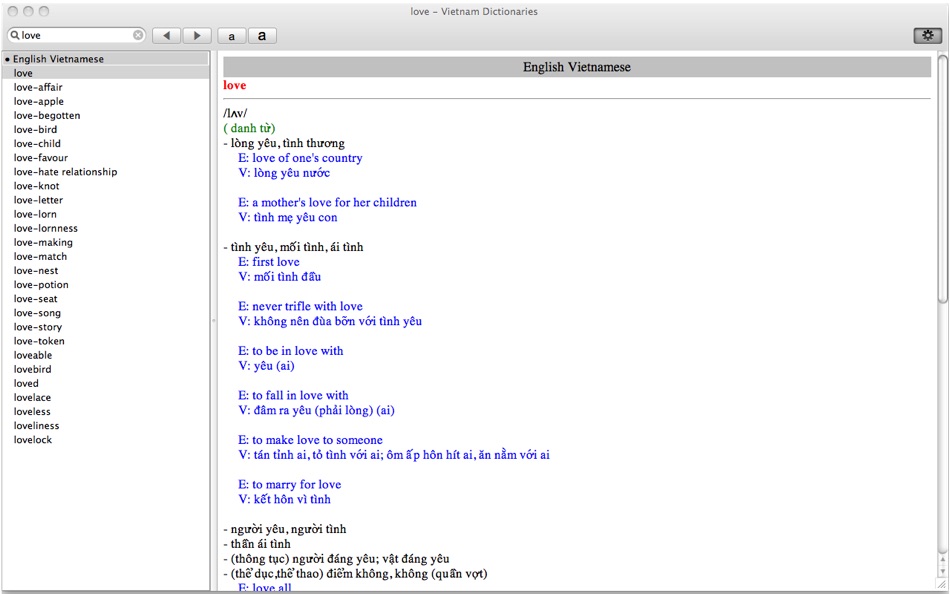#1. Vietnam Dictionaries for Mac OS X (macOS) 由: Tien Thinh Vu
