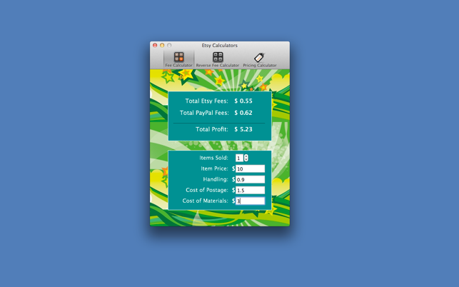 Etsy Calculators