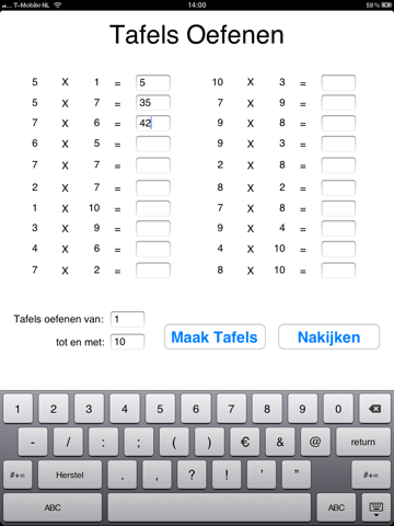Screenshot #4 pour Tafels