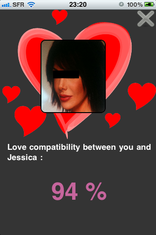 Find love with the love scanner screenshot 4